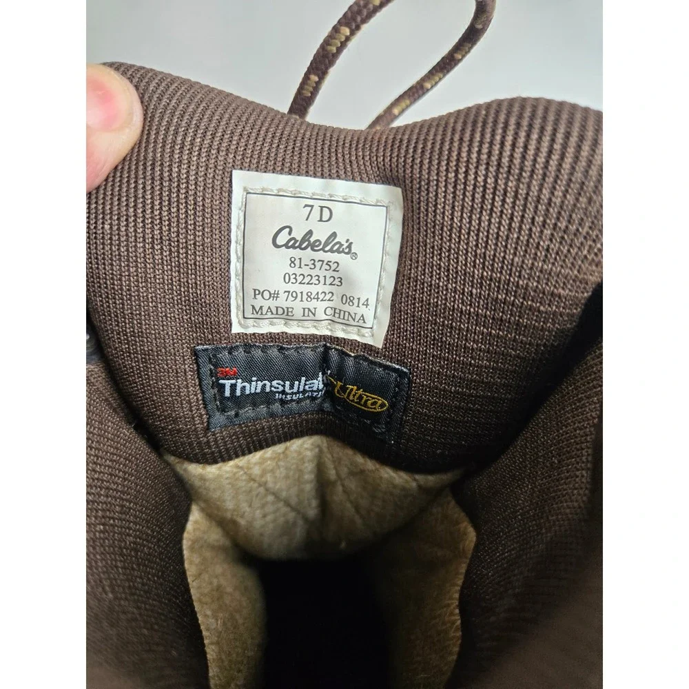 Cabelas Ultra 2000g Inferno Hunting Boots Men 7D Camo Thinsulate Ultra 81-3752